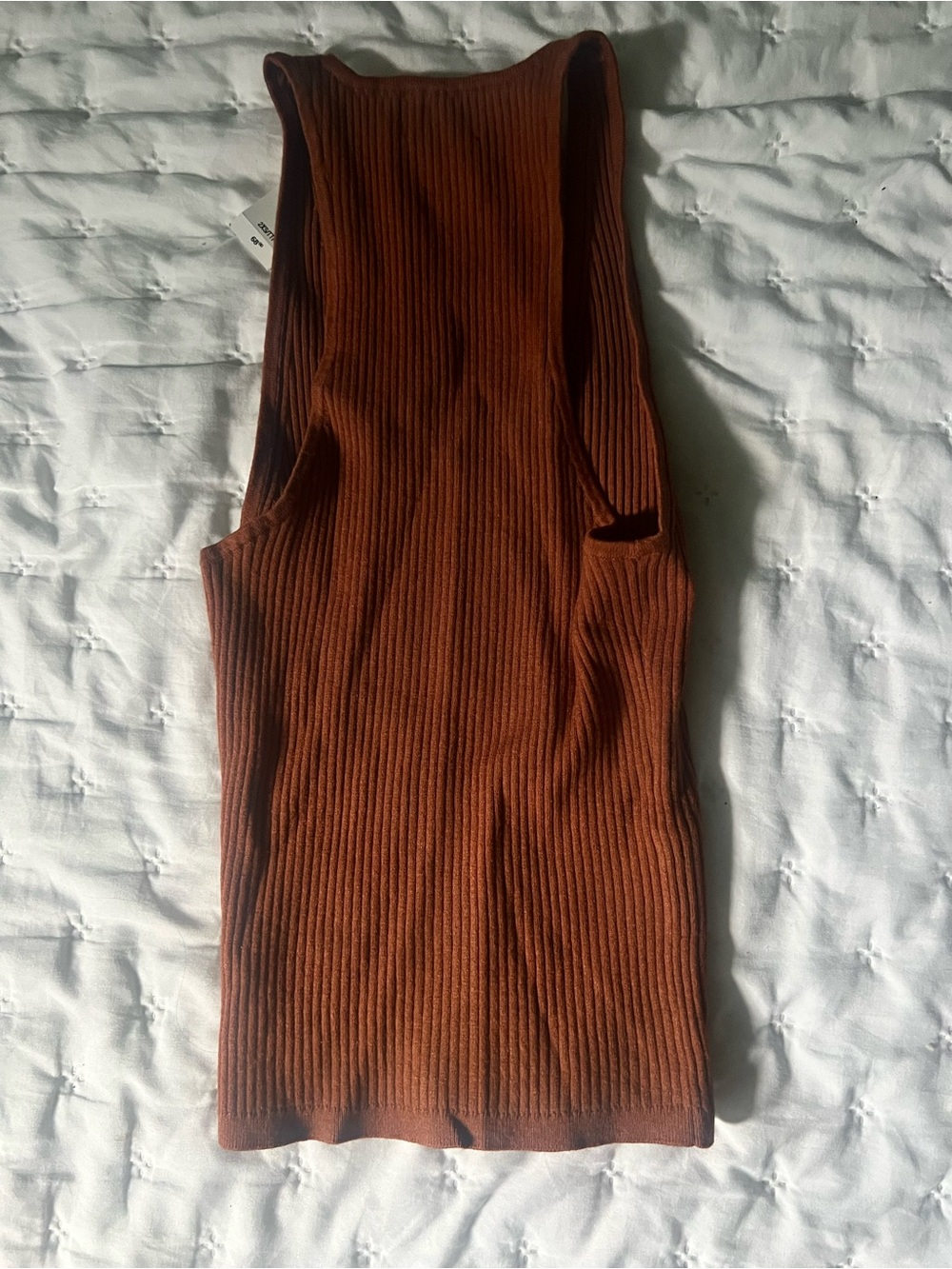Wilfred Ribbed Button-Front Tank Top - Picture 3 of 3